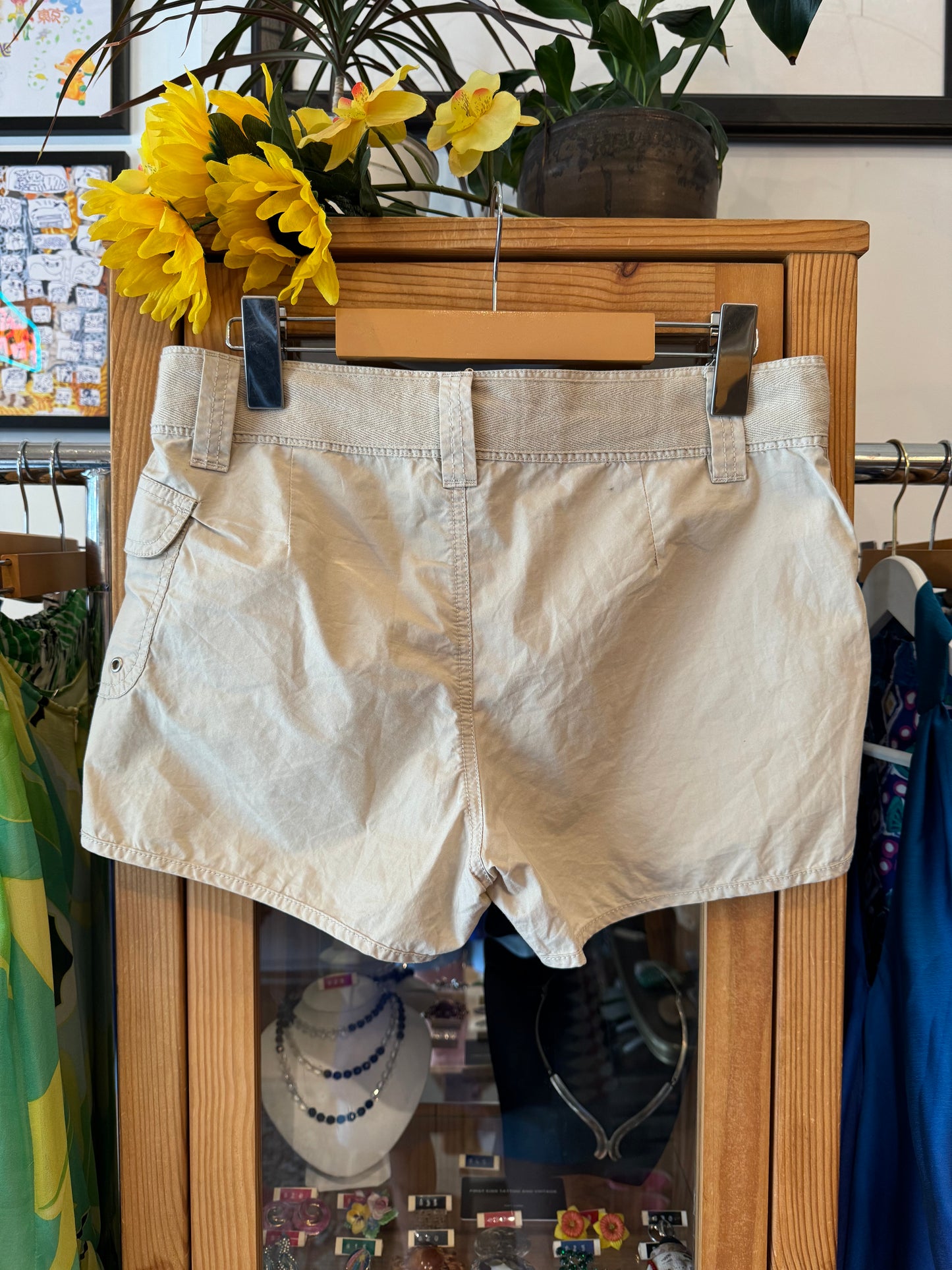 Y2K Cargo Shorts with Drawstring Waist