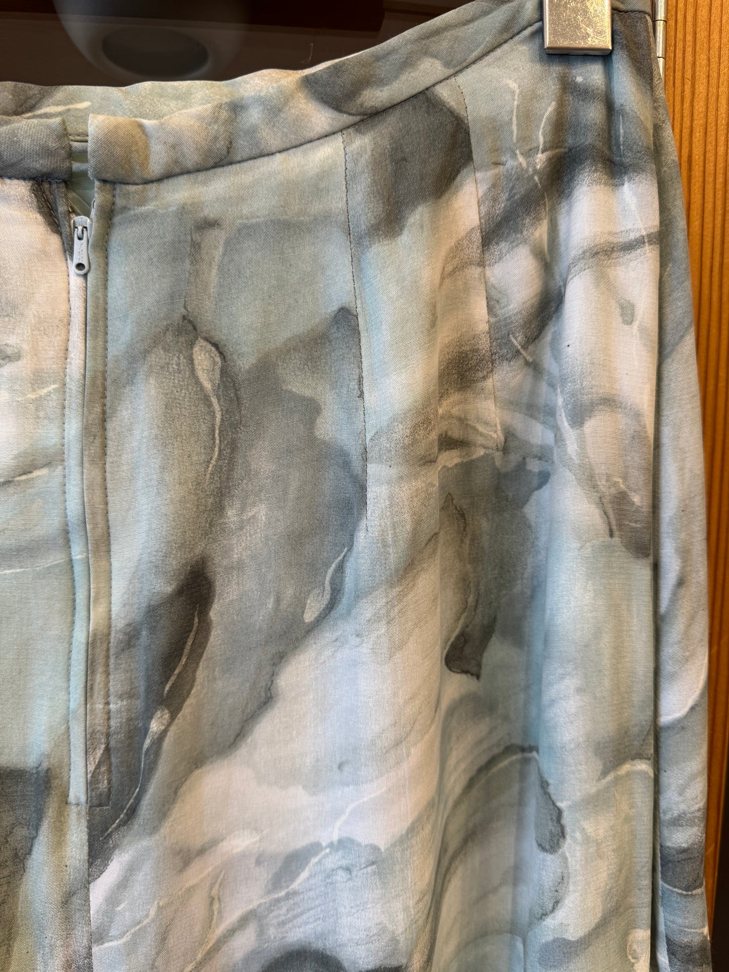 Y2K Skirt with Marble-Like Pattern
