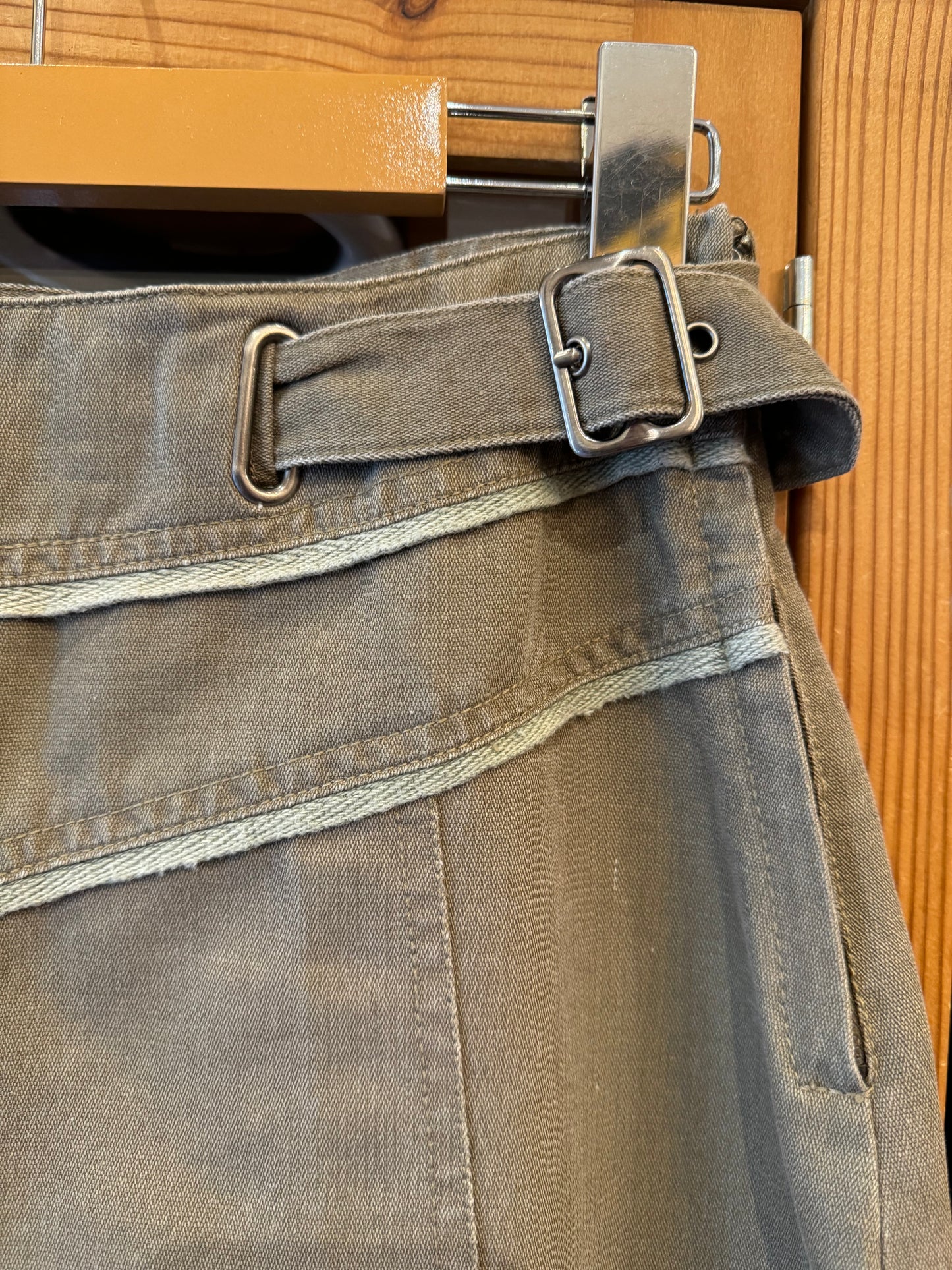 Y2K Belted A-Line Skirt