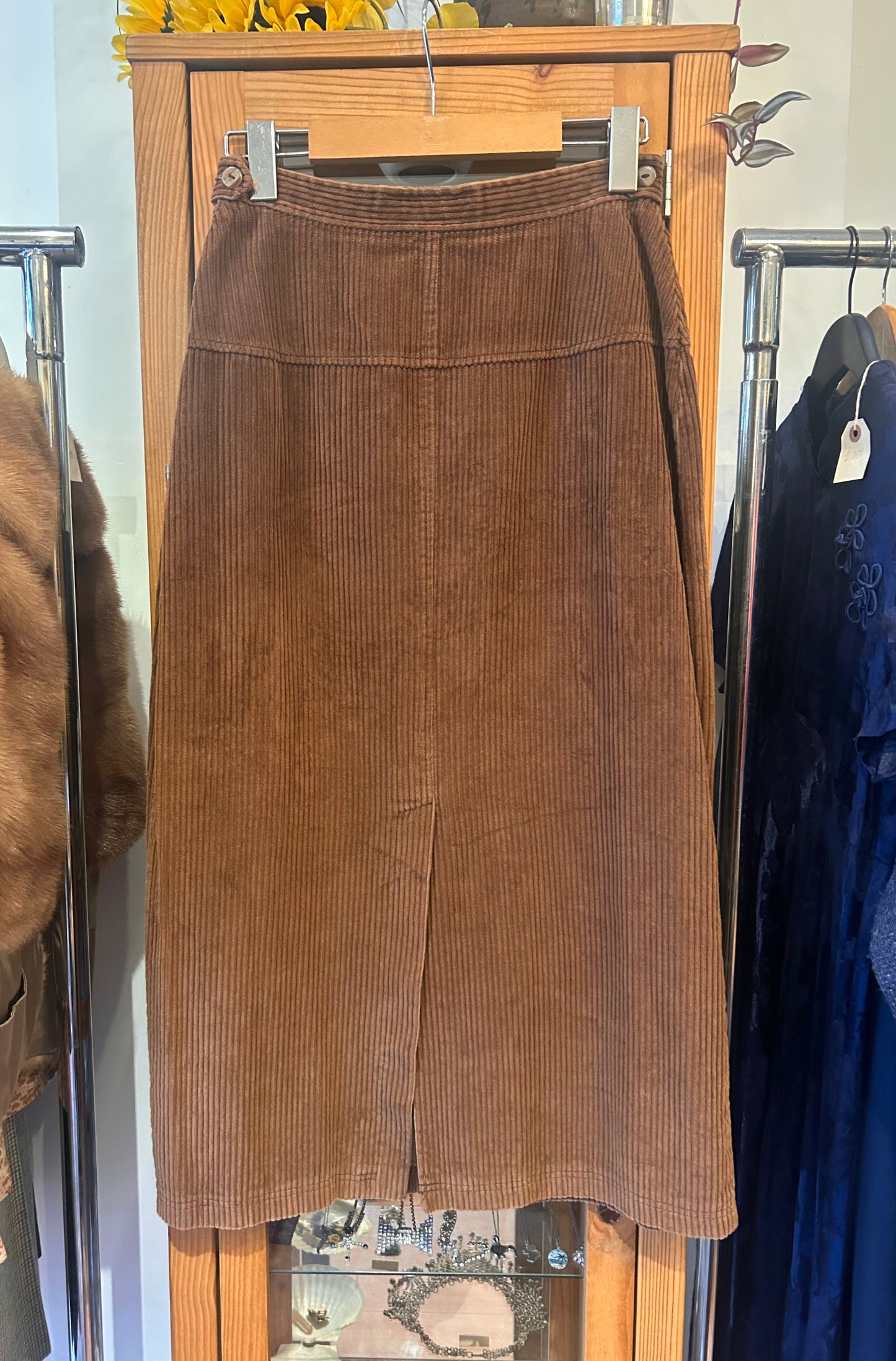 1980s Corduroy Skirt