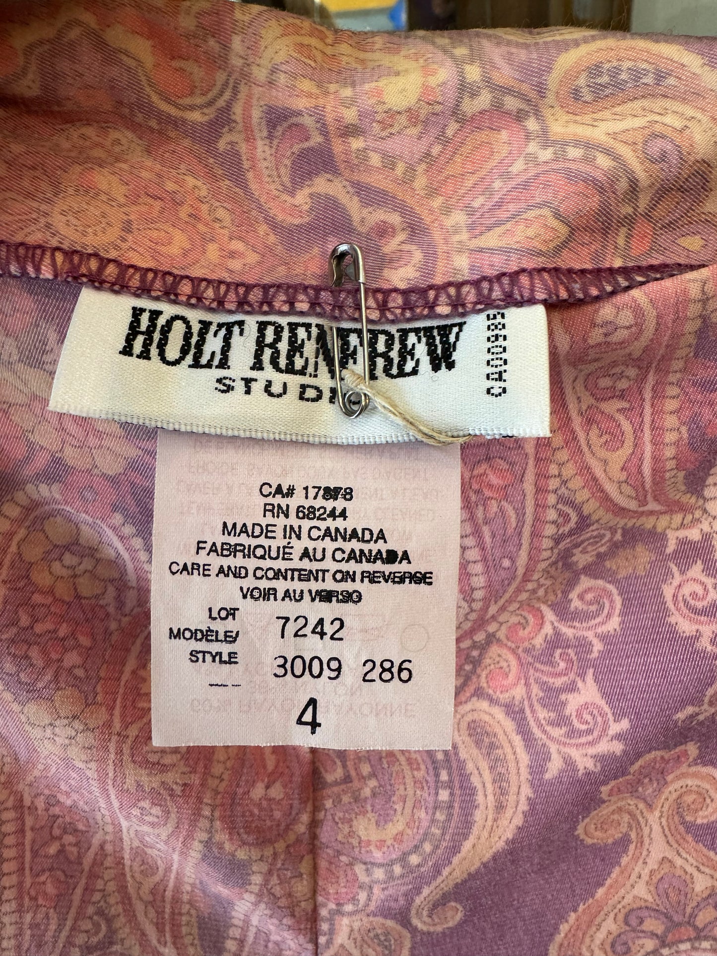 Y2K Holt Renfrew Capris