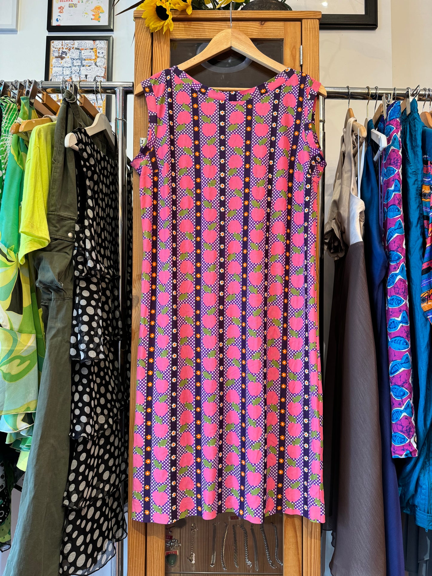 Apple Pattern Dress (M)