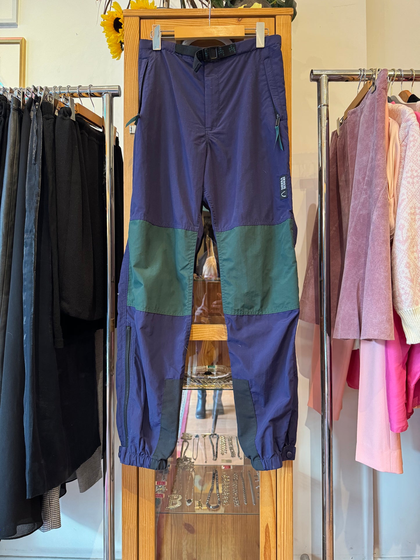 Sierra Designs 1990s Colour Block Track Pants (S)