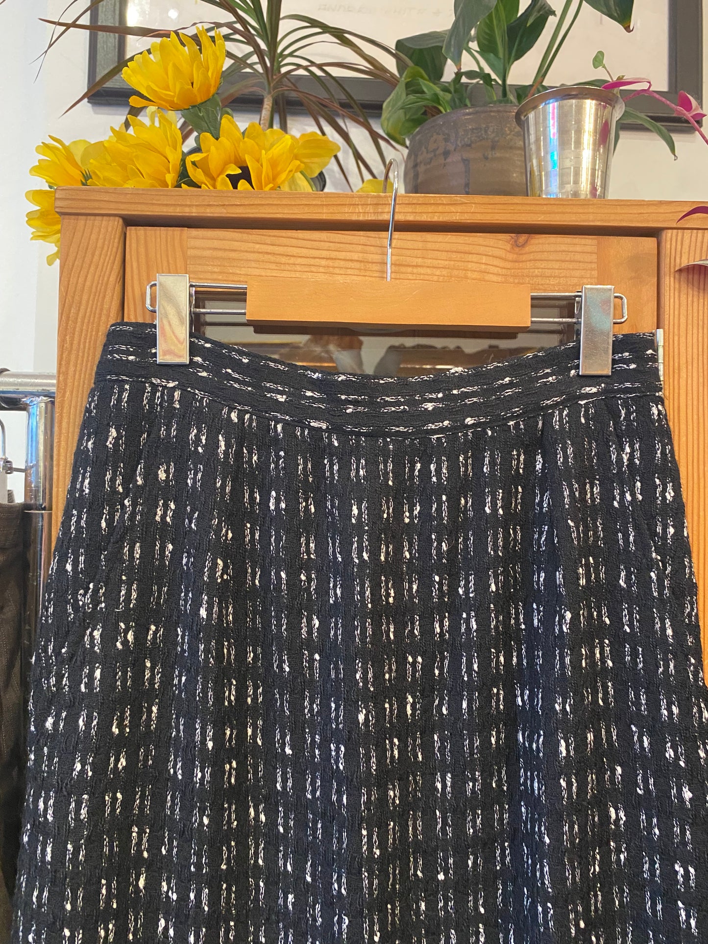 Anne Klein 1990s Anne Klein Wool Skirt