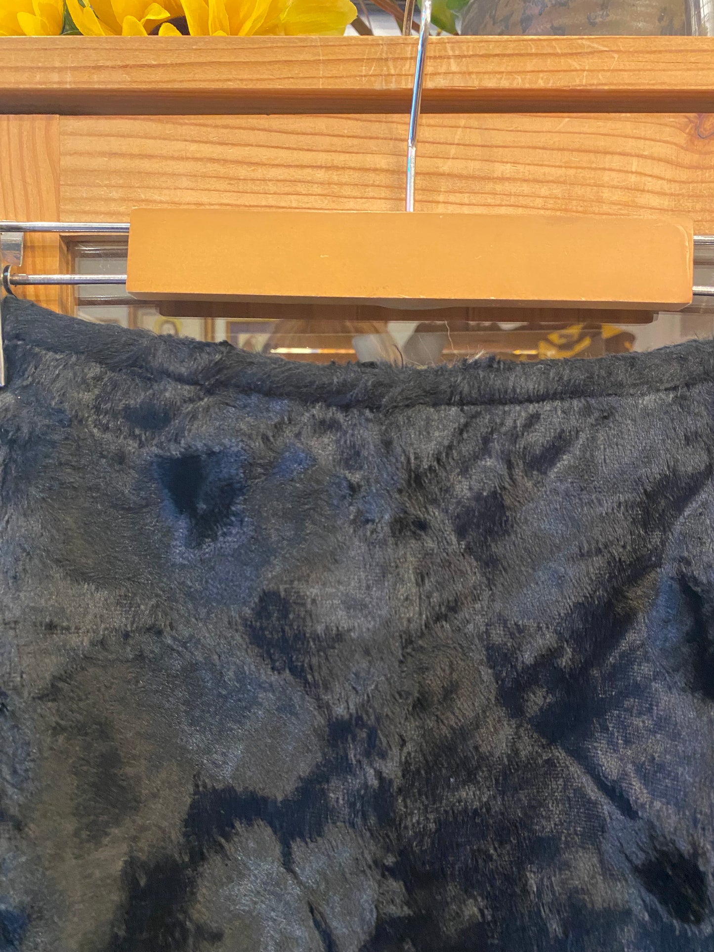 1990s Faux Fur Mini Skirt