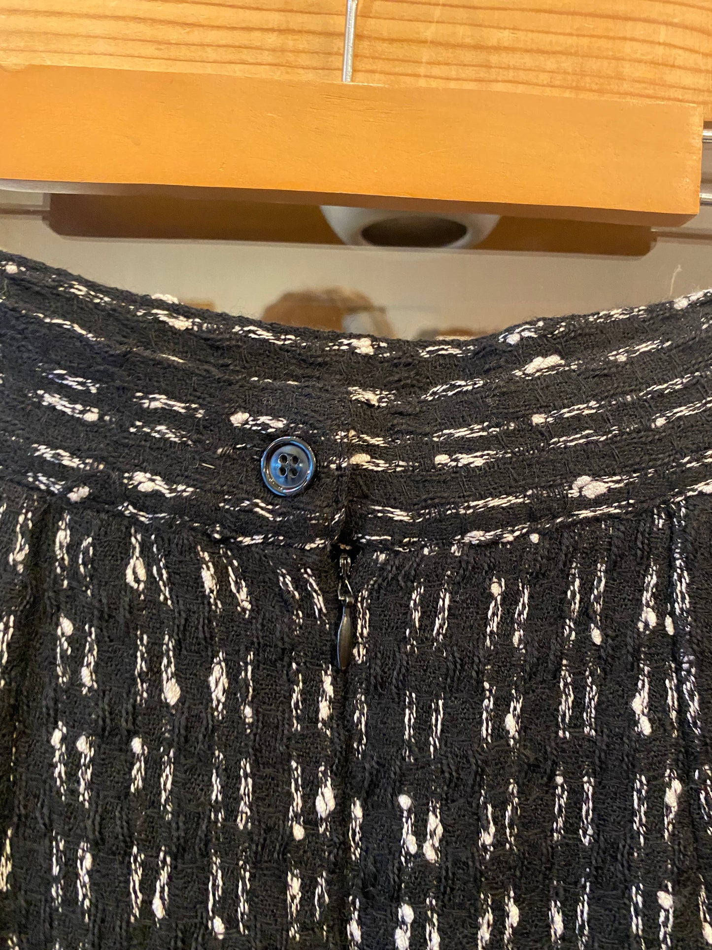Anne Klein 1990s Anne Klein Wool Skirt