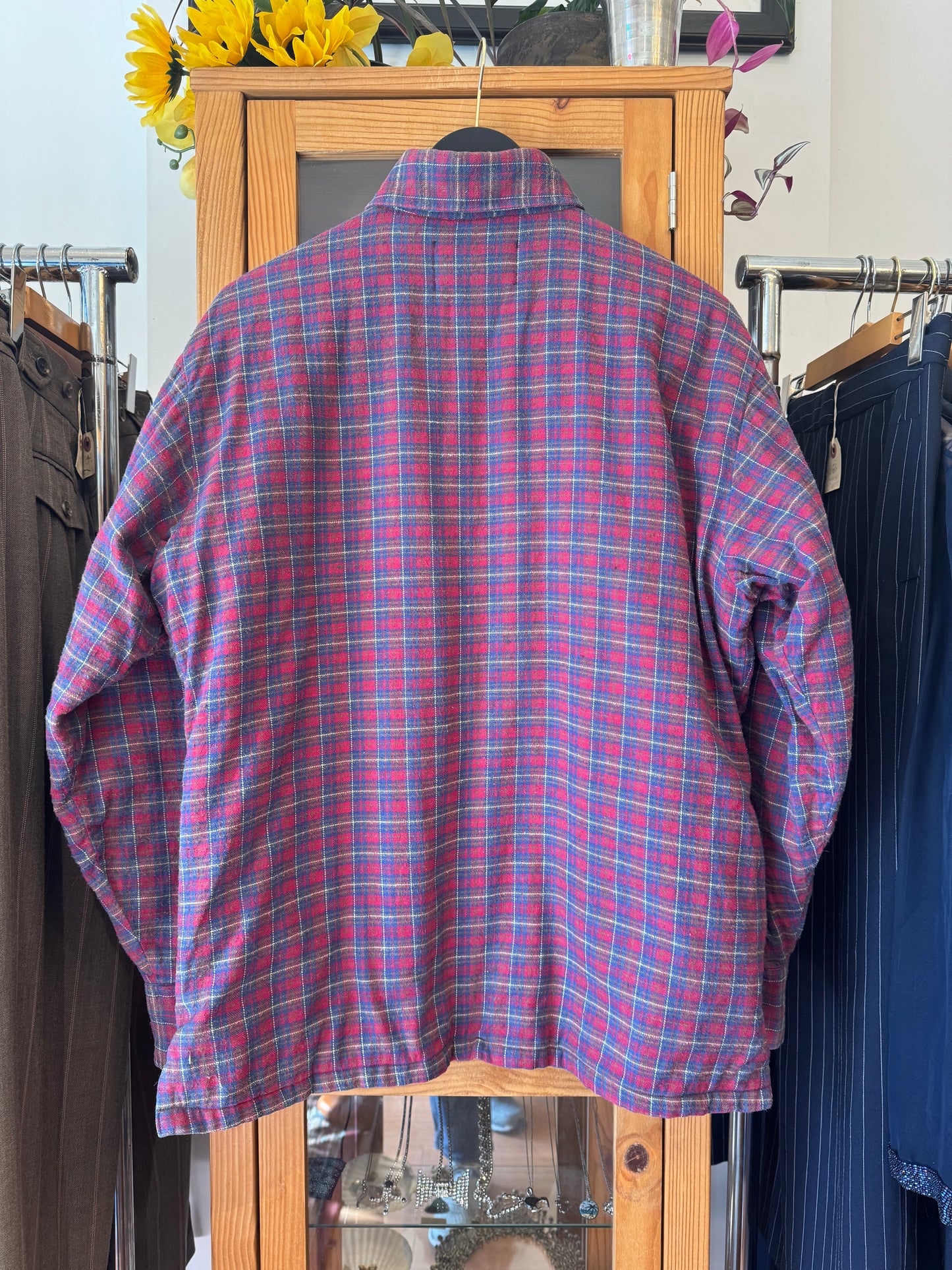1990s Insulated Plaid Shirt