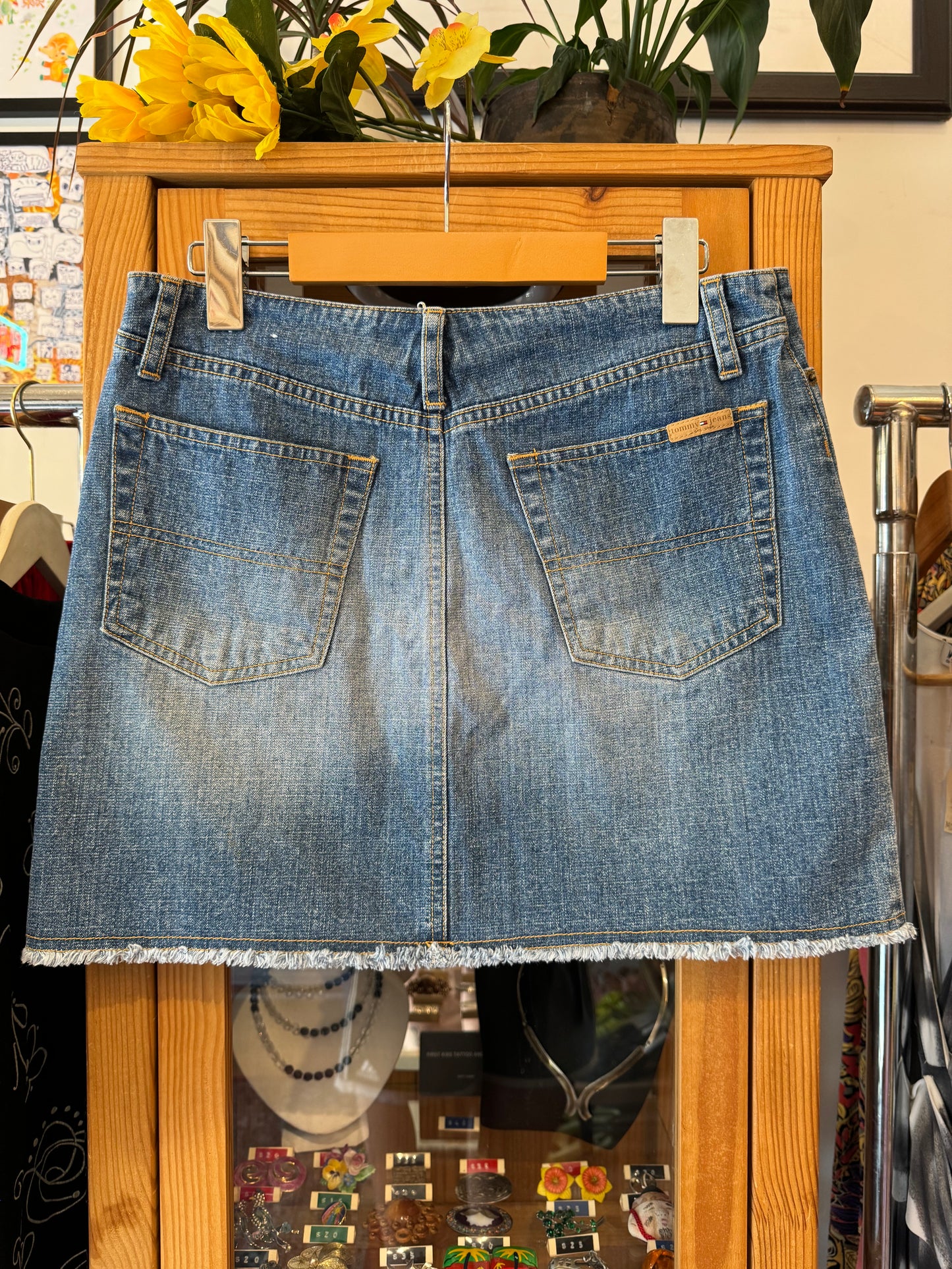 Y2K Tommy Hilfiger Denim Mini Skirt