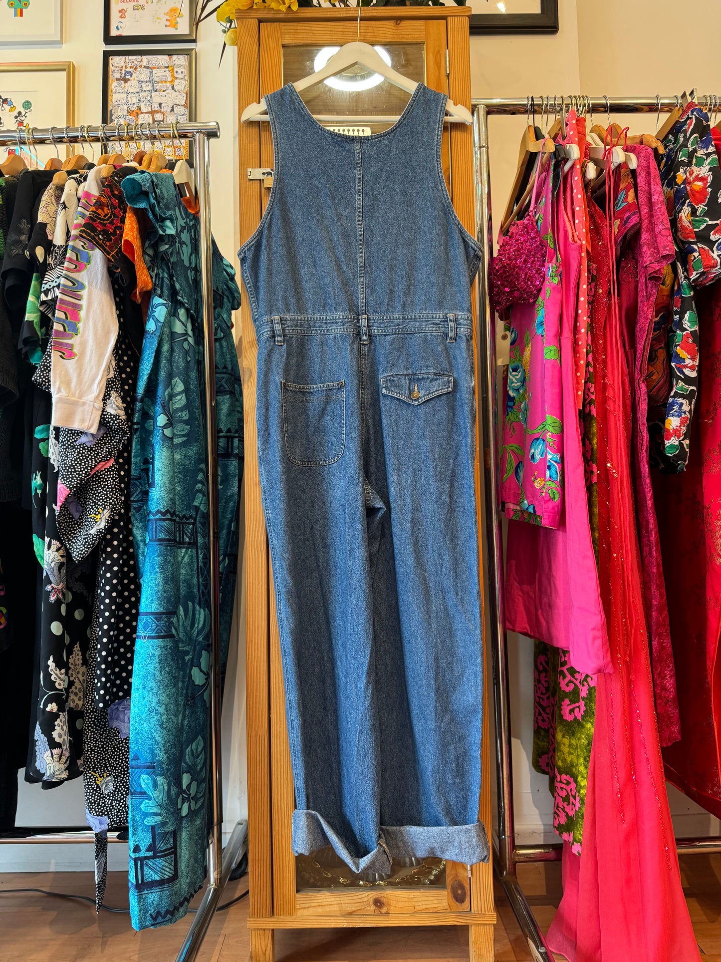 1990s Liz Claiborne Denim Overalls