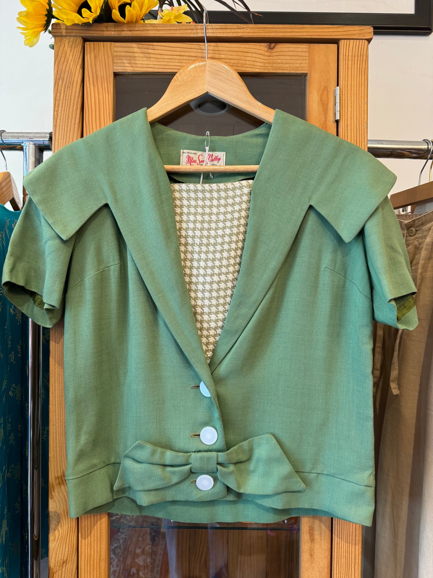 1960s Short Sleeve Blazer (M)