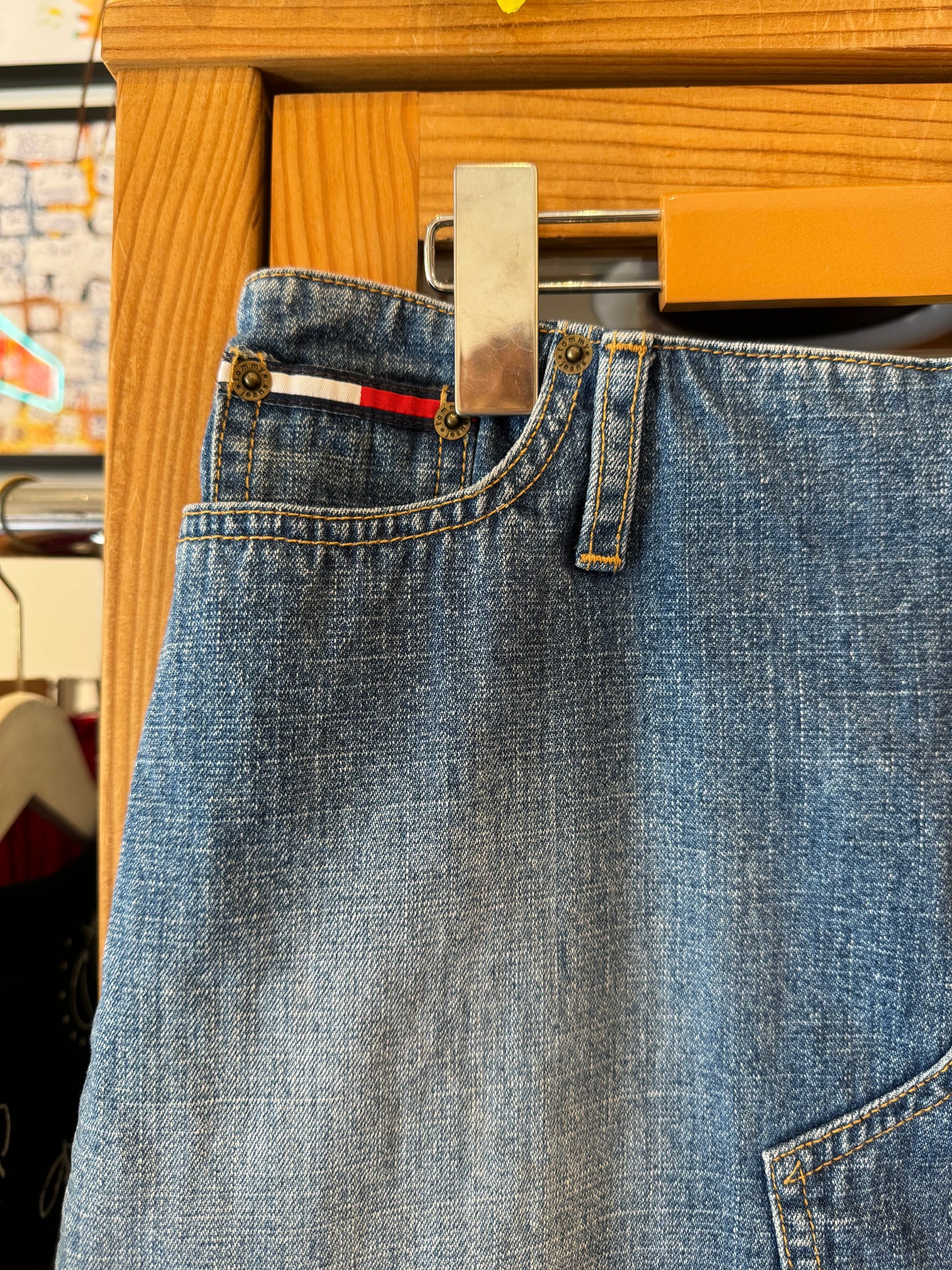 Y2K Tommy Hilfiger Denim Mini Skirt