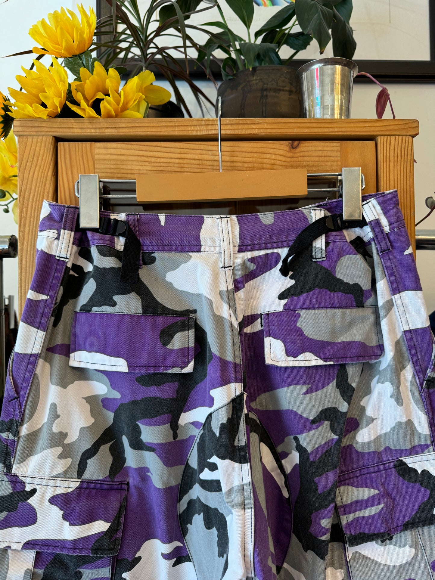 Contemporary Purple Cammo Trousers