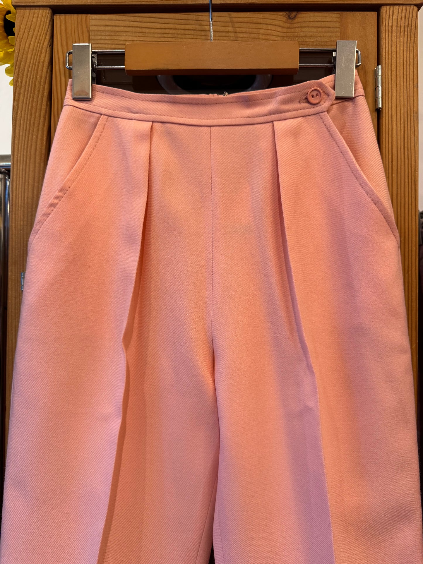 1980s High-Waisted Pleated Trousers (XS)