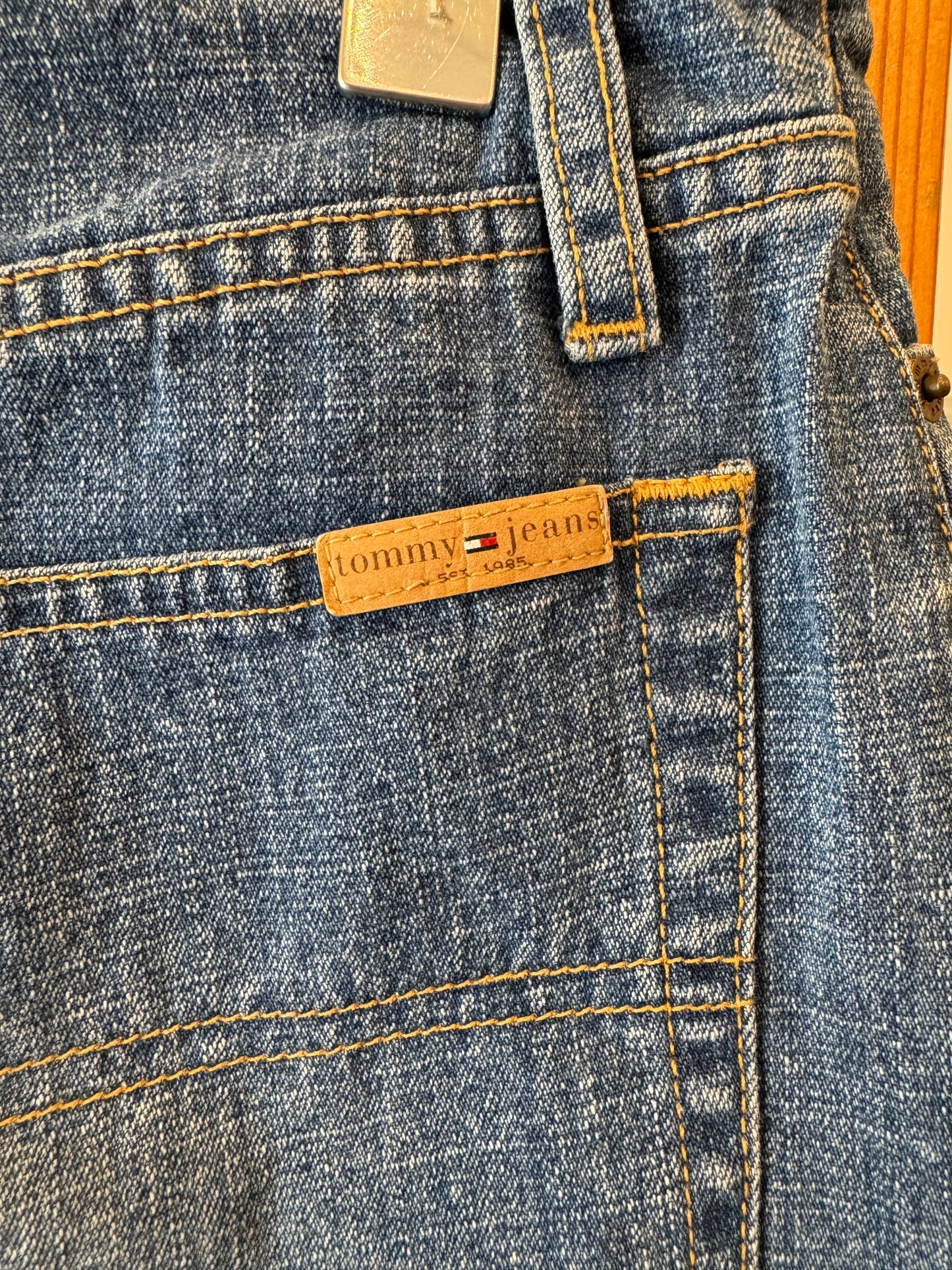 Y2K Tommy Hilfiger Denim Mini Skirt