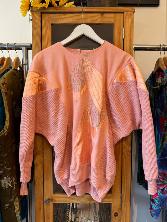 1980s Batwing Sleeve Sweatshirt (L)