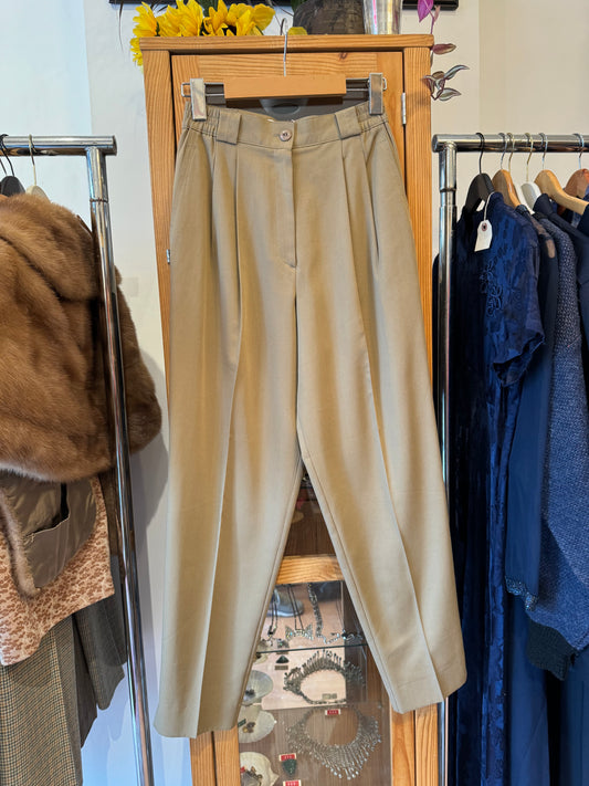 1980s Pleated Trousers