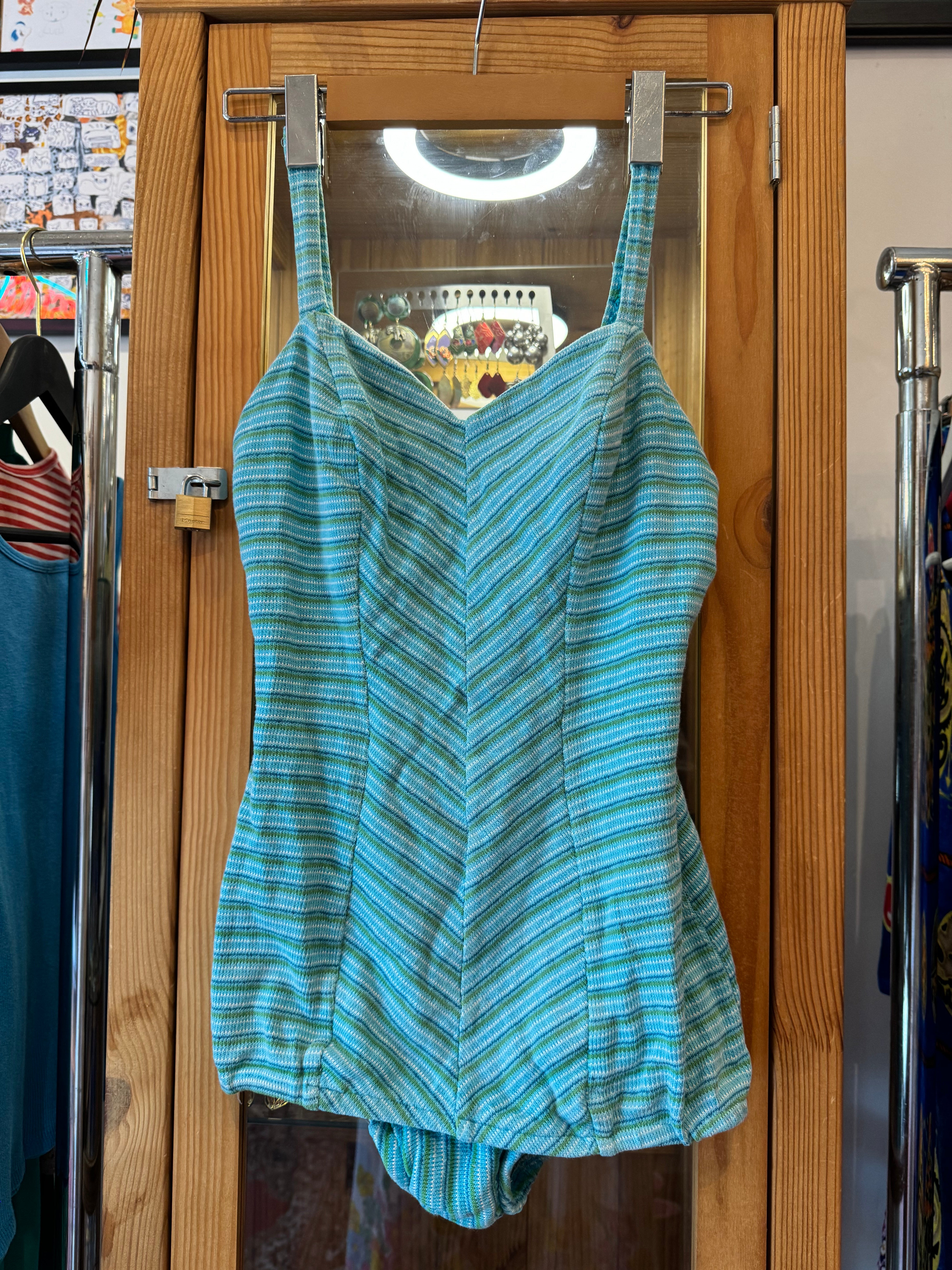 Vintage Catalina striped buy swimsuit