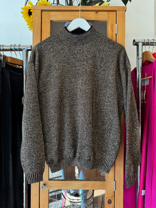 1980s Metallic Knit Sweater (M)