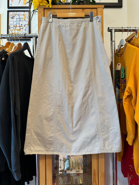 1980s Cotton Skirt (M)