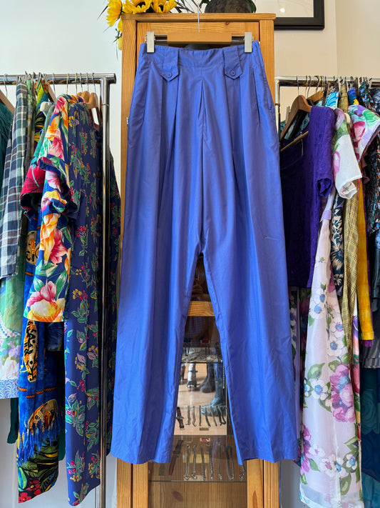 1980s Lightweight Pleated Trousers (S)