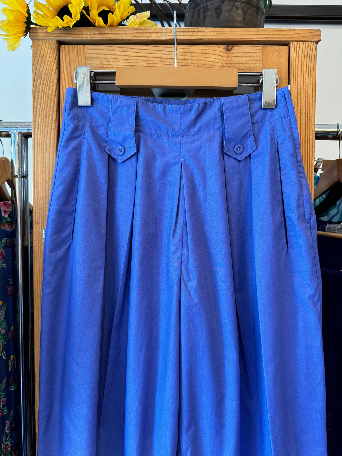 1980s Lightweight Pleated Trousers