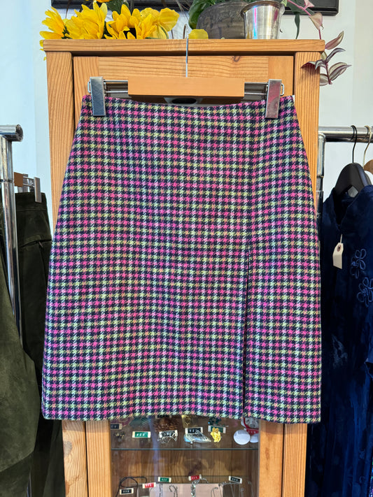 1990s Plaid Skirt (M)