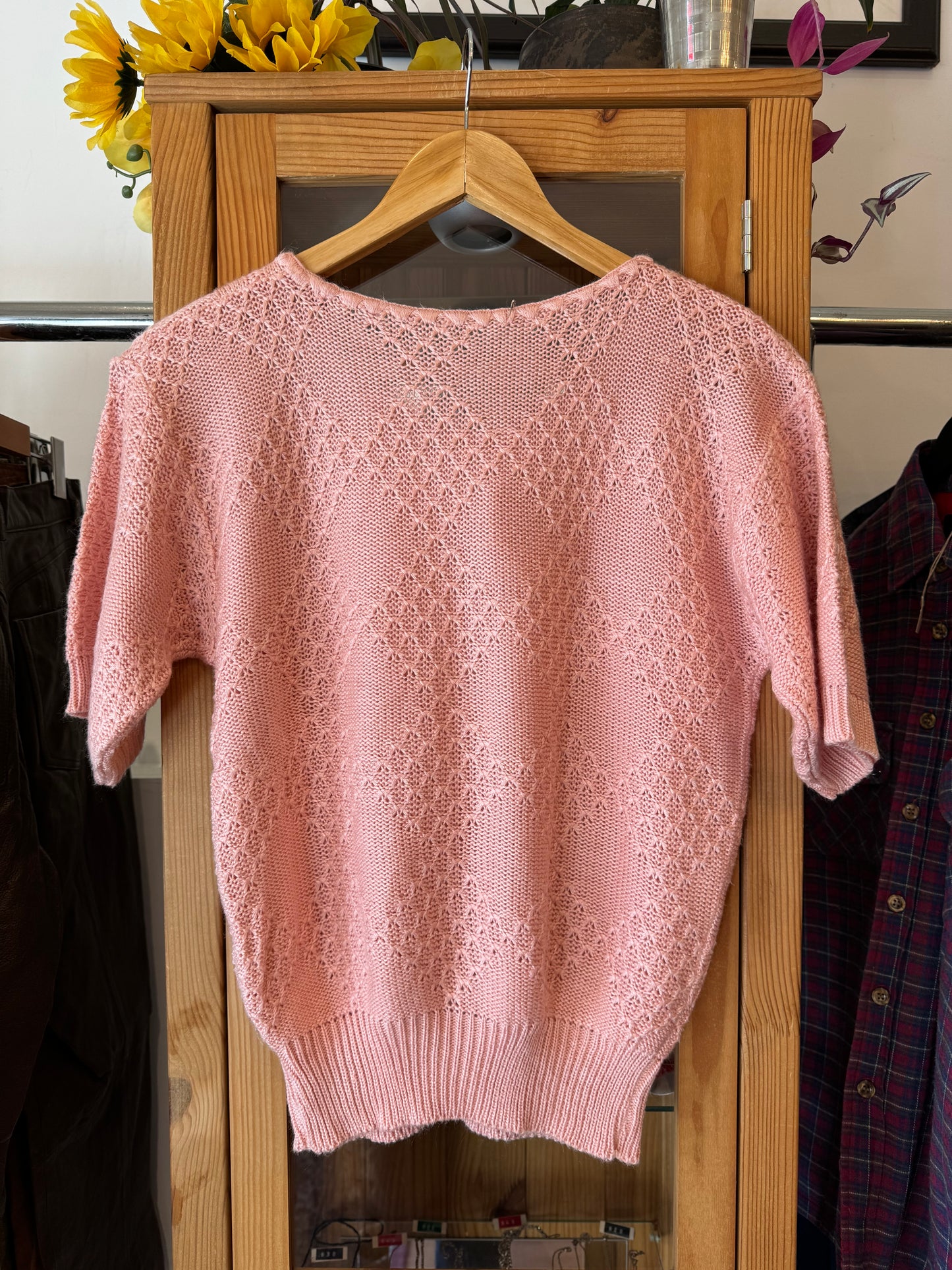 1980s Short Sleeve Sweater