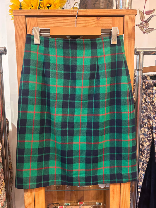 1990s Talbot's Plaid Skirt (S)