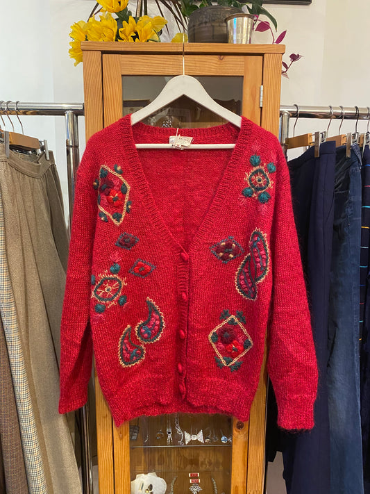 1990s Mohair Cardigan  (M)