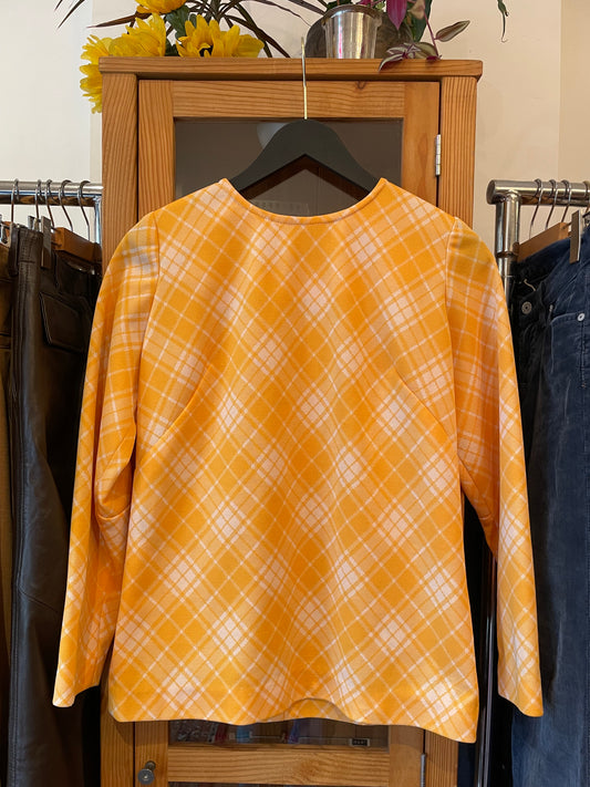 1970s Hand-made Long Sleeve Top (M)