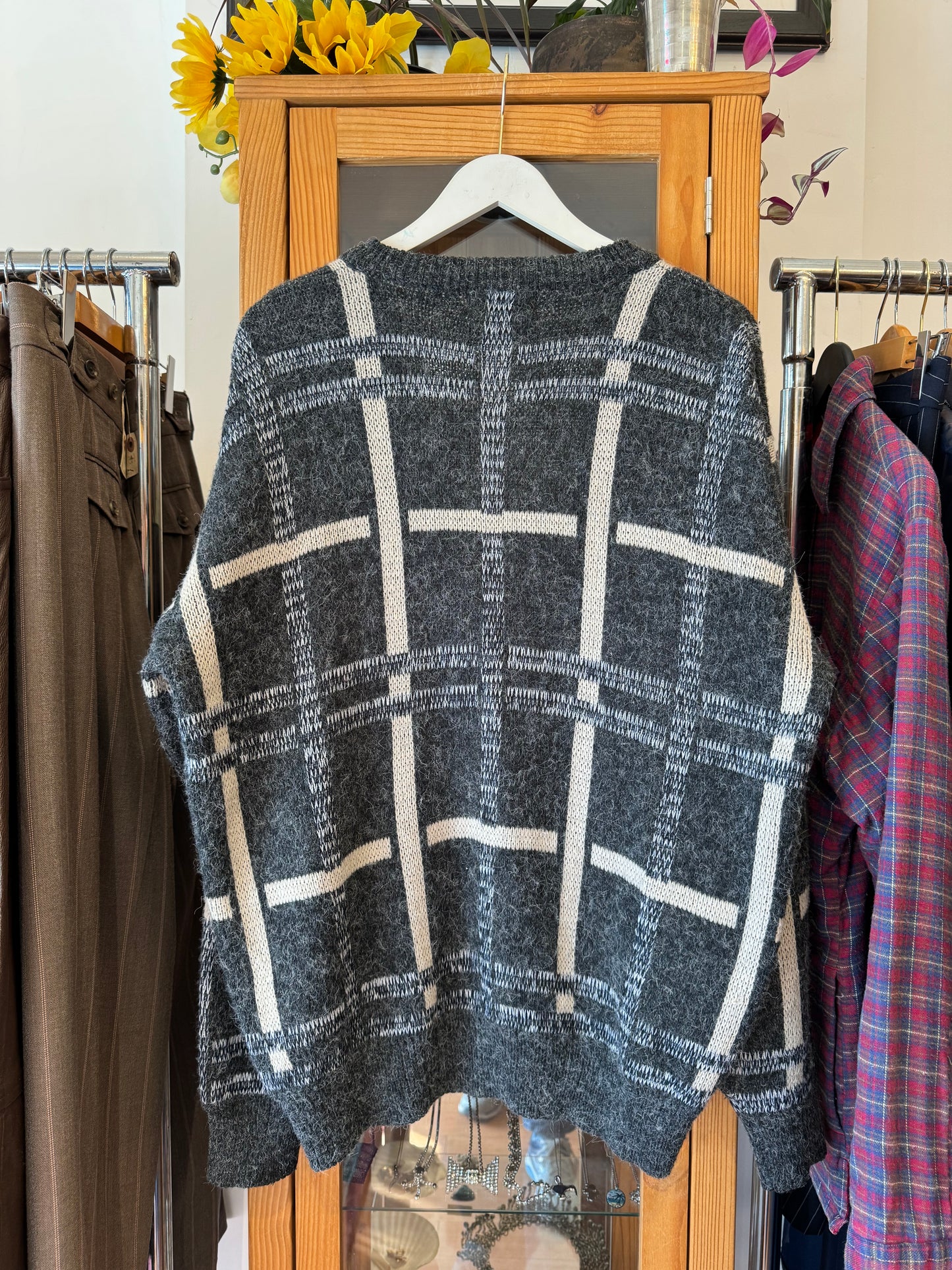 1980s Patterned Cardigan