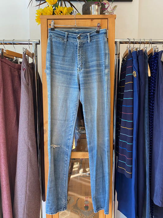 Gitano 1980s Super Soft Distressed Gitano Jeans (M)